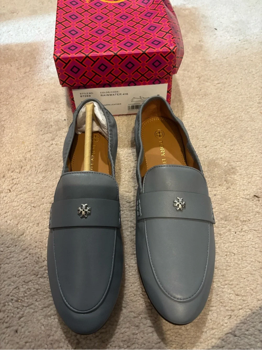 Tory Burch Ballet Loafer in Rainwater